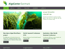 Tablet Screenshot of algecenterdanmark.dk